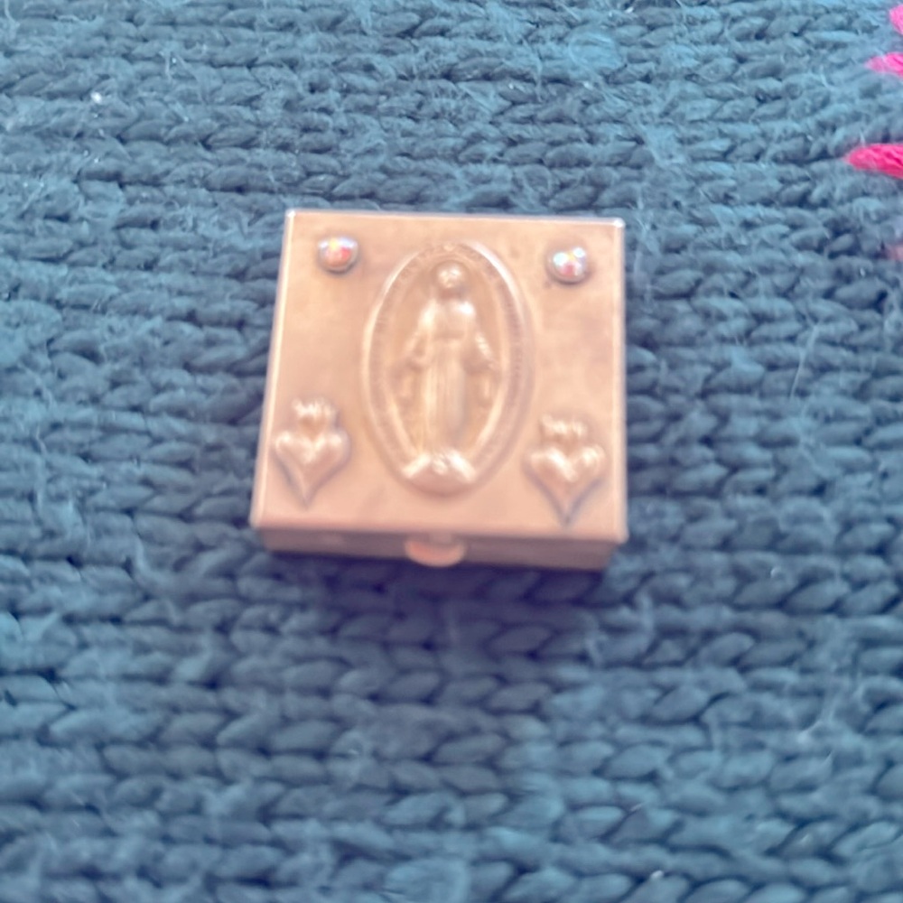 Virgins Saints and Angels small necklace box.